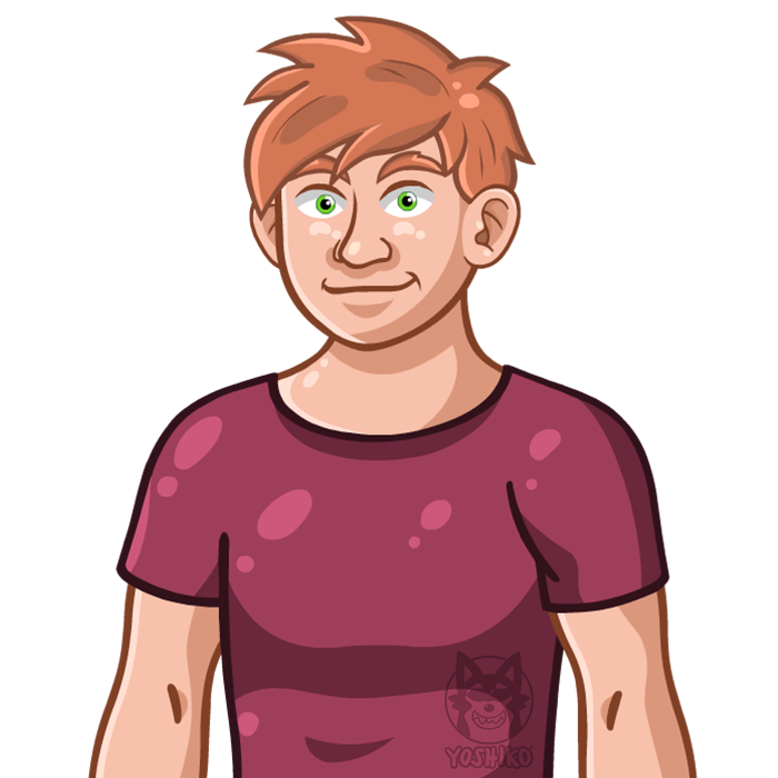 Redhead Man Drawing by Yoshiko-Animation on DeviantArt
