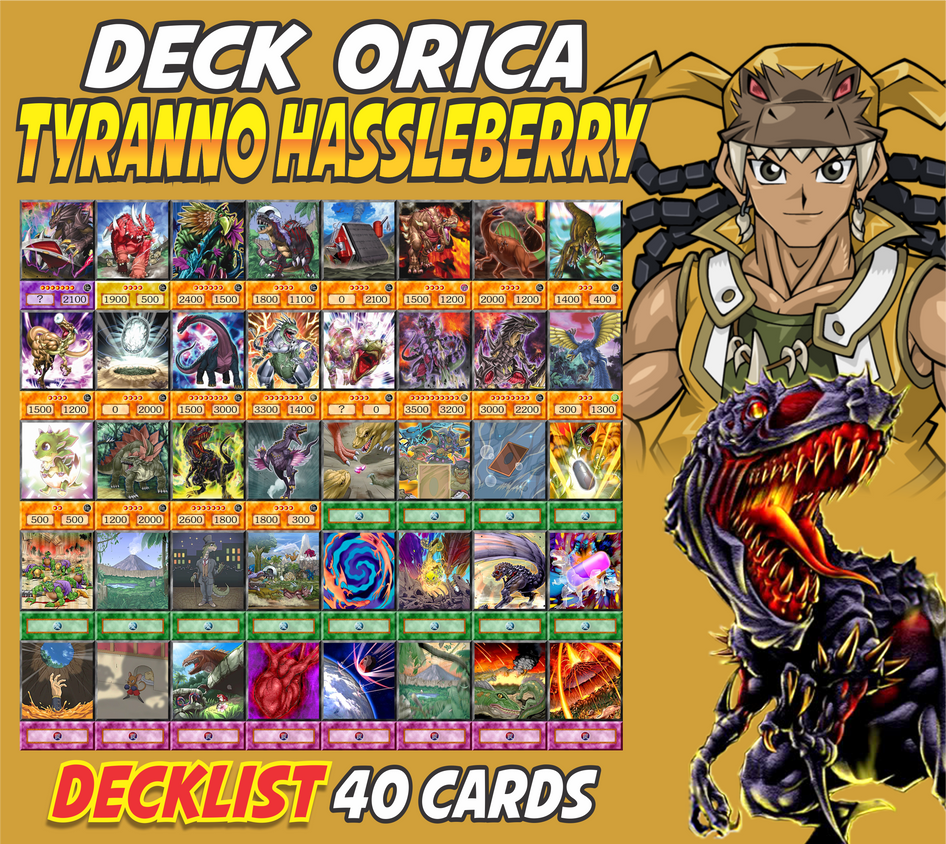 yugioh hassleberry deck Complete Custom for Yu-Gi-Oh! GX Tyranno Hassleberry Deck Anime by