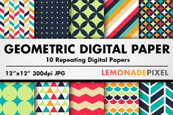 Geometric Patterns Digital Paper