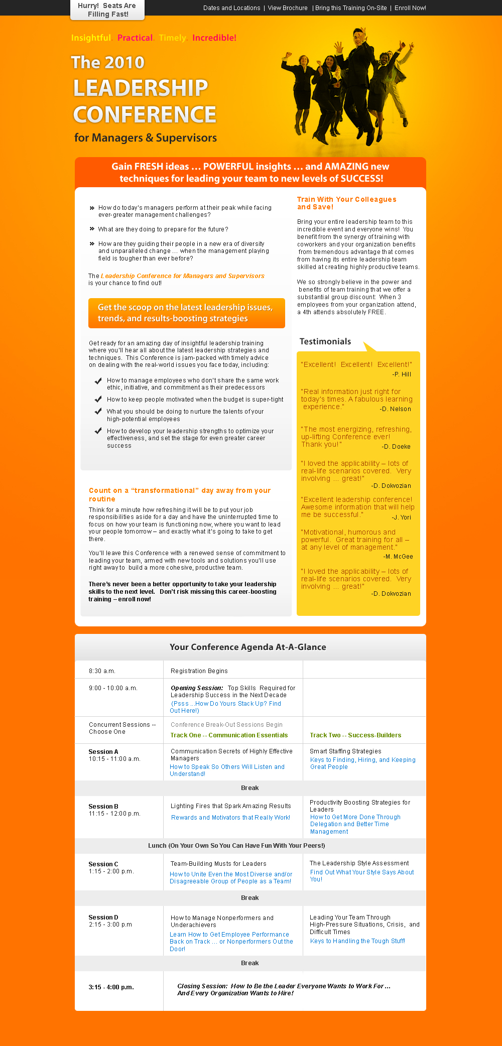 Leadership Newsletter design