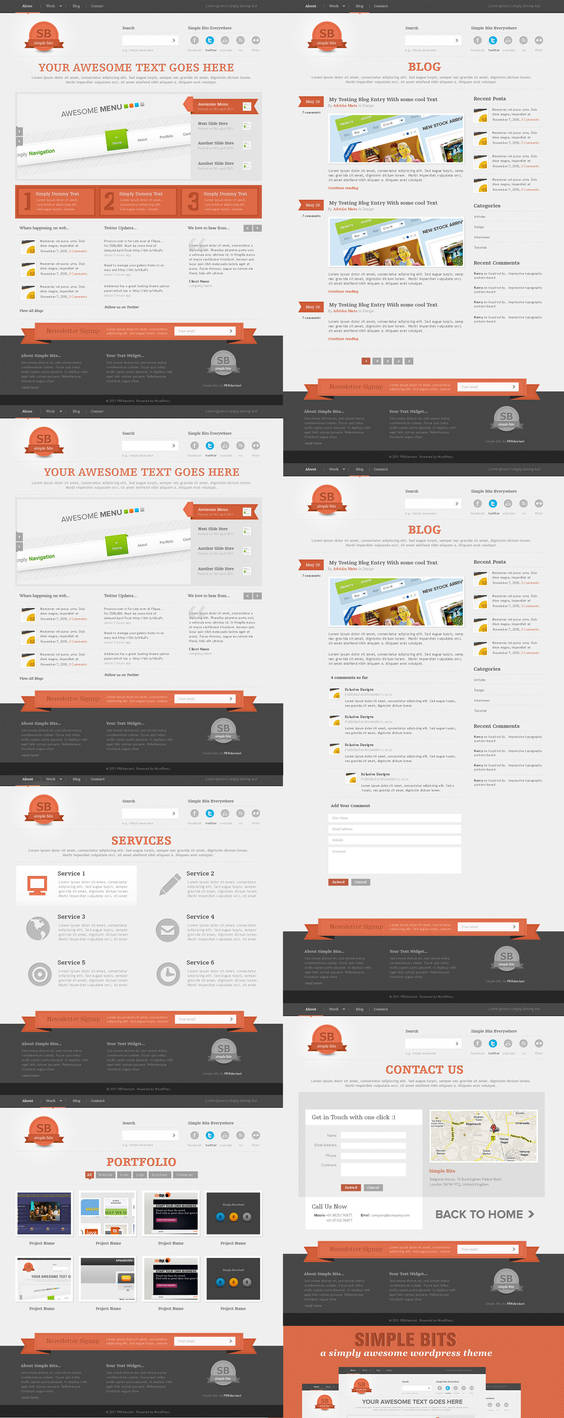 Simple Bits - Complete Design by prkdeviant on DeviantArt