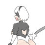 2B WEDGIED ANIMATION 