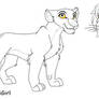Female and Male Lion Base