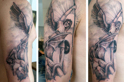 Good And Evil Tattoo Small Good And Evil Tattoo Small