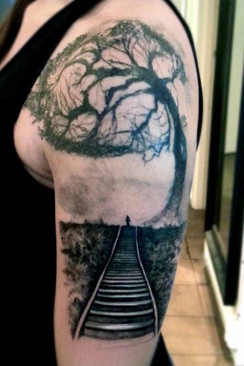 Tree and stairs by Nis-Staack on DeviantArt Tree and stairs by Nis-Staack on DeviantArt