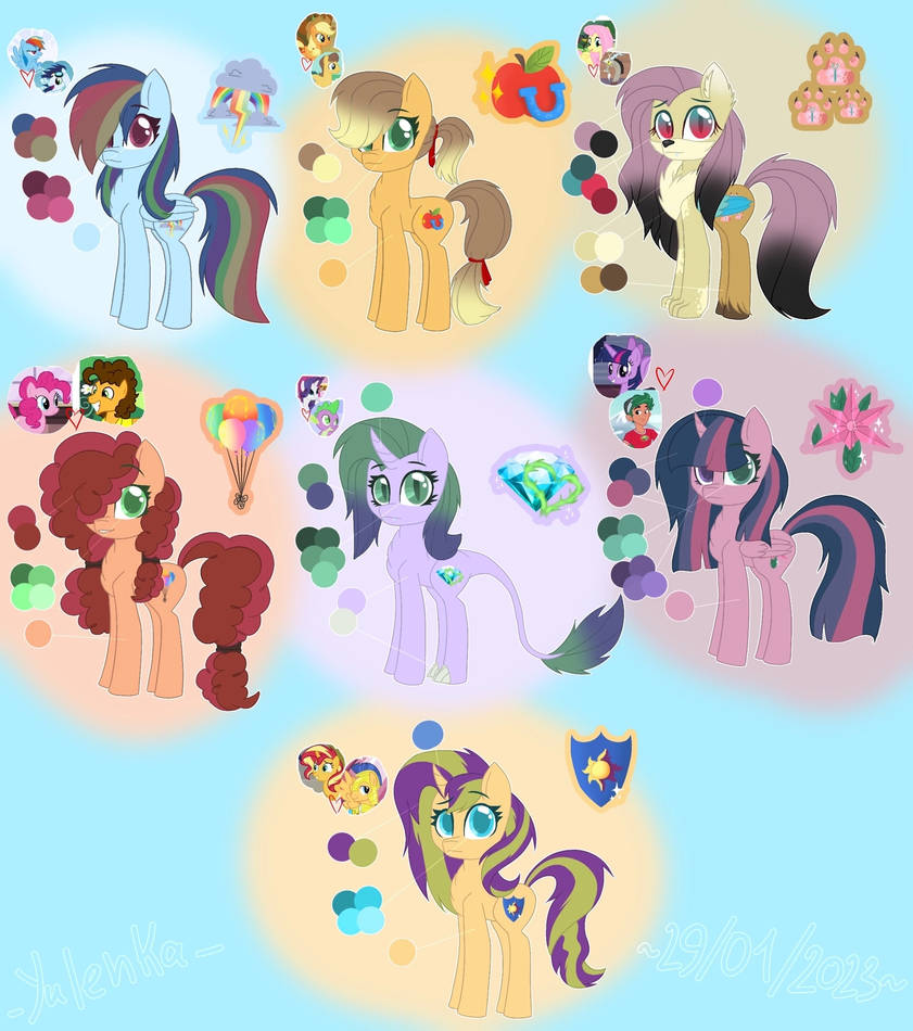Mlp Next Gen Color Guide MLP - Next Gen by Yulenka2004 on DeviantArt