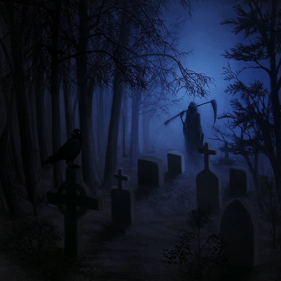 Жуткая страна. Самое страшное кладбище в мире. Кладбище ночью.
