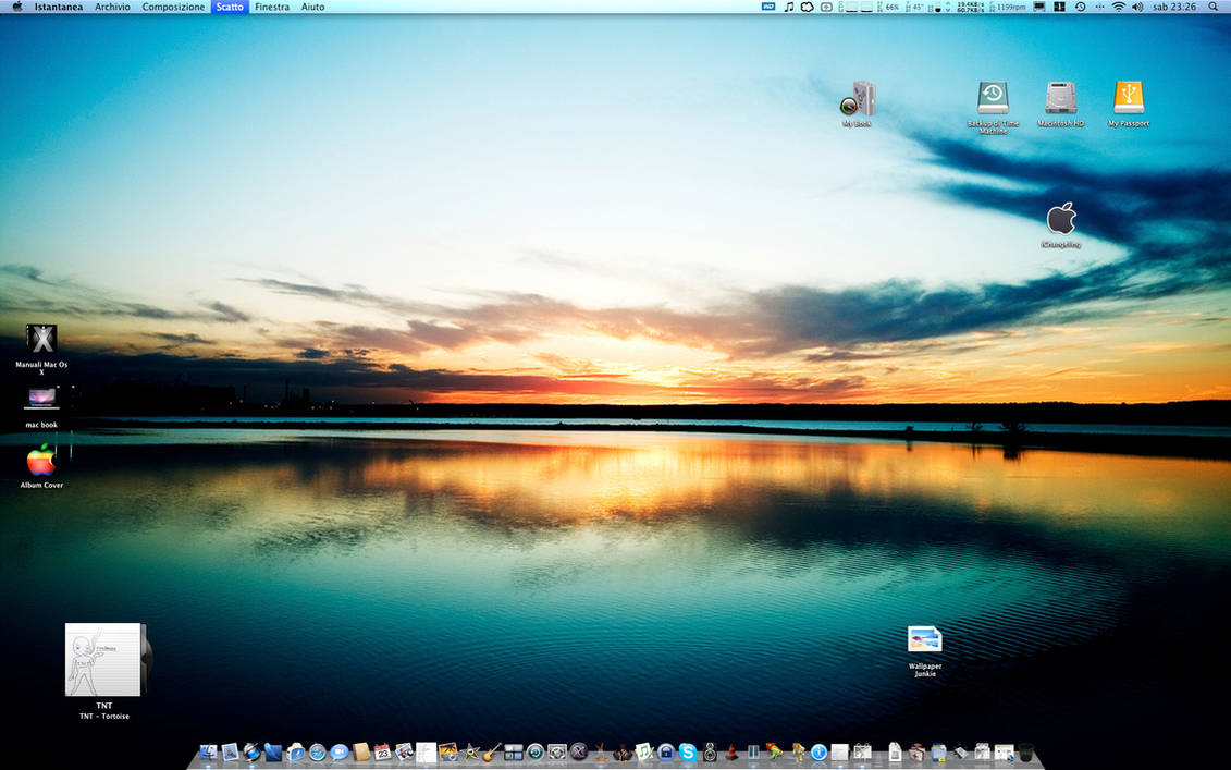 Imac Menu Screen Screen of my iMac by mic330 on DeviantArt
