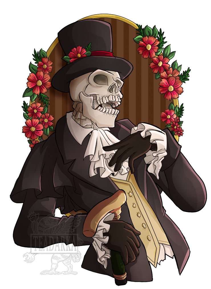 Skeleton Gentleman by TeaD-Commish on DeviantArt