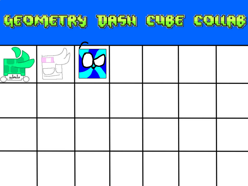 Geometry Dash Cubes Collaboration by T7TheWNRFan on DeviantArt