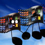 Windows NT 3.51, NT 3.5 and 95 falling from sky