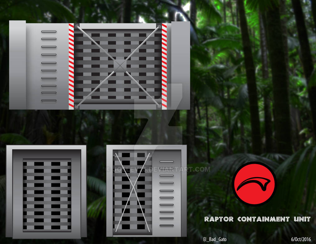 Raptor Containment Unit by JoelEv25 on DeviantArt