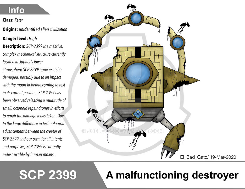 SCP-2399 A Malfunctioning Destroyer (SCP Animation) 