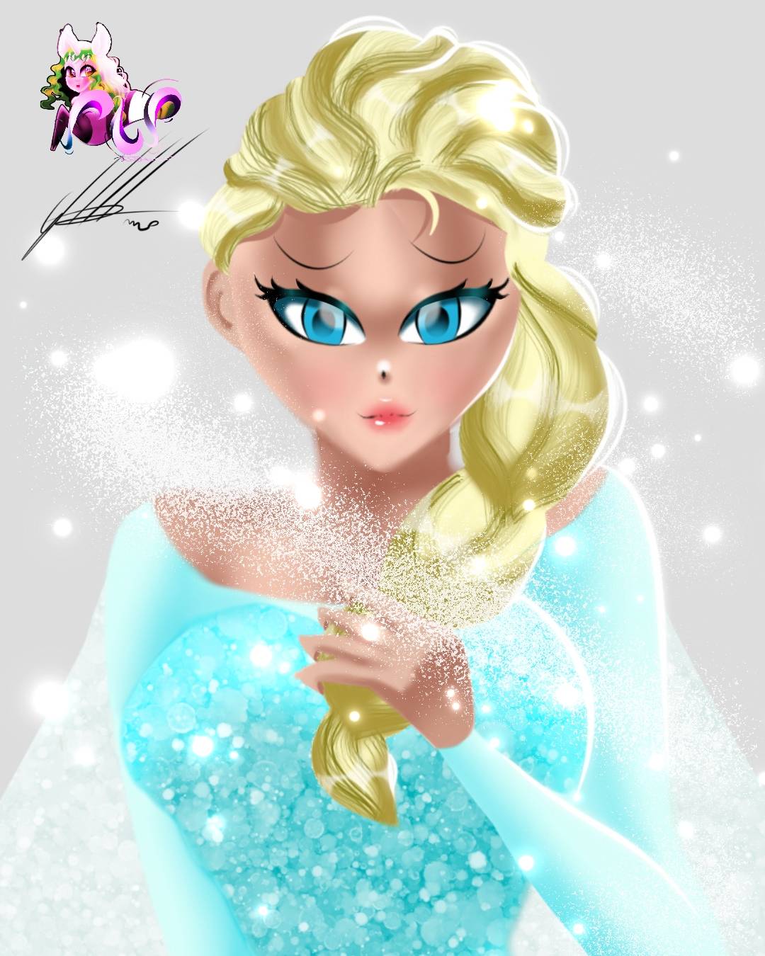 Elsa Frozen Timer Fanart of Elsa /Frozen Drawing time 6h by MLP-France-YT on DeviantArt