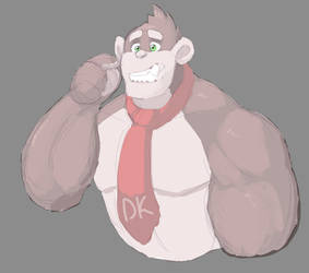 Colour Sketch - Donkey Kong