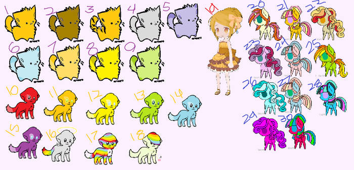 30 Leftover Adopts