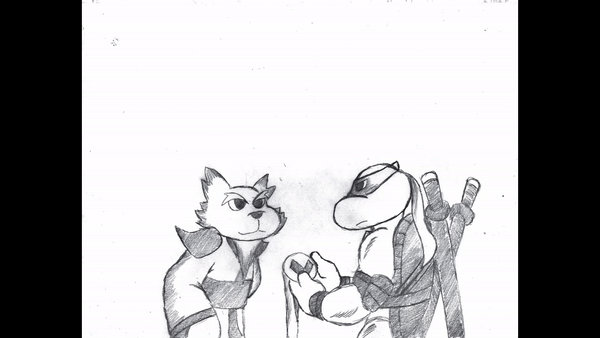 Splinter Hug Splinter and Leonardo's hug by KeenestFox on DeviantArt