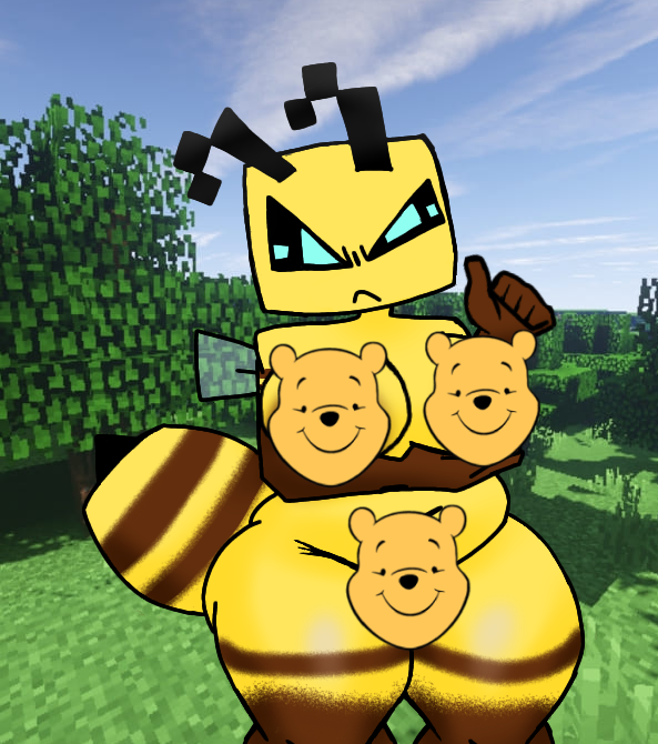 Minecraft Bee Deviantart minecraft bee by Galladelover23 on DeviantArt