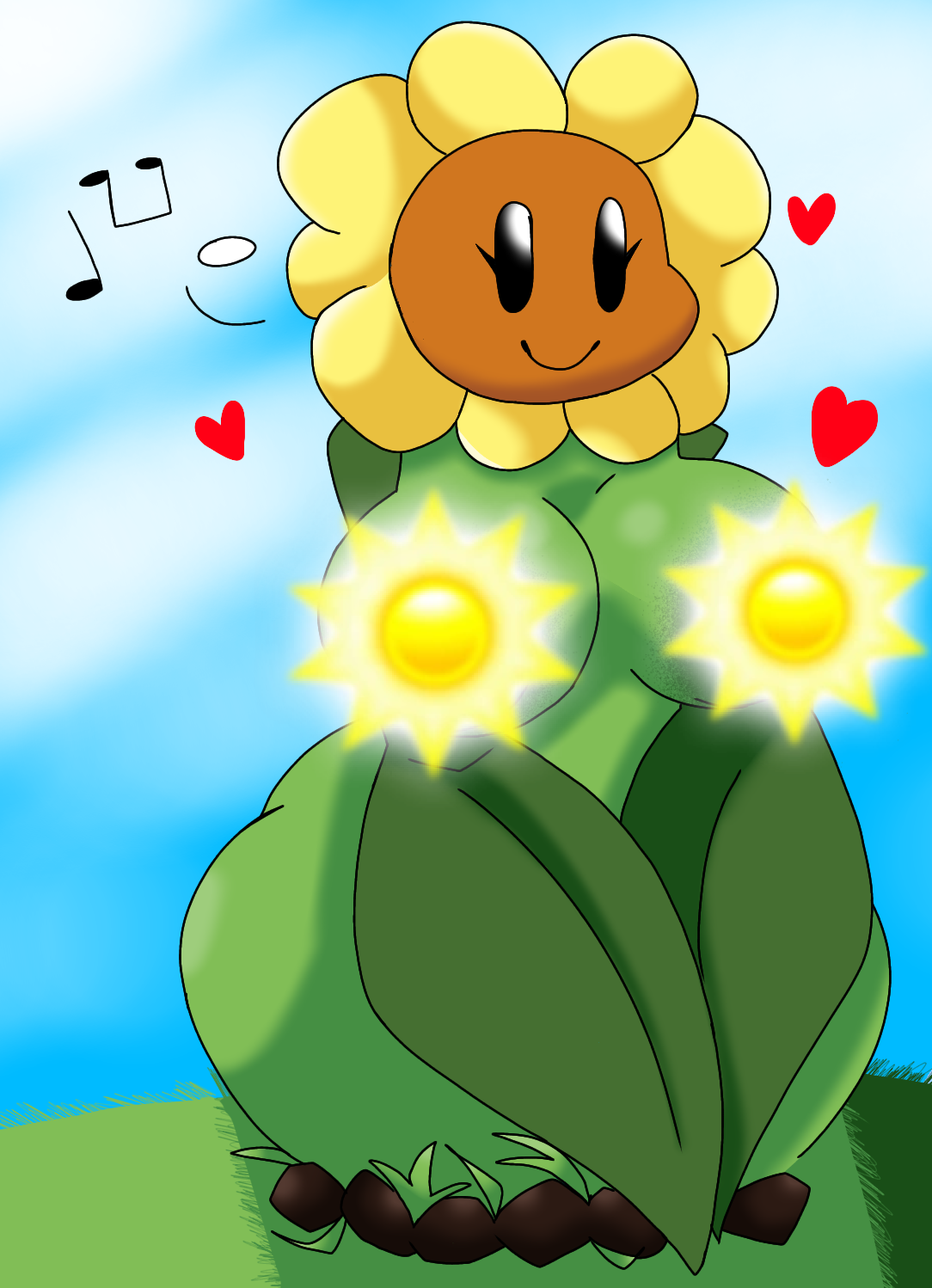 Sunflower (Plants vs Zombies) by CommanderLeopard24 on DeviantArt