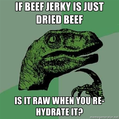 Beef Jerky Philosoraptor