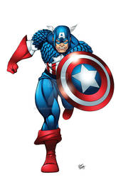 Captain America Color