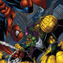 Spider-man vs Green Goblin colors