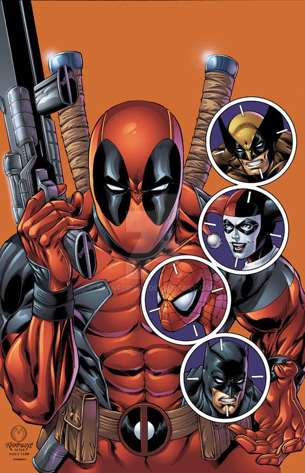 Deadpool Invert Color Deadpool Inverted Colors