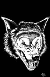 Werewolf head inks