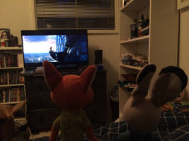 Nick and Judy watching King Kong PETER JACKSON VER