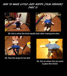 How to make Little Judy Film version part 11