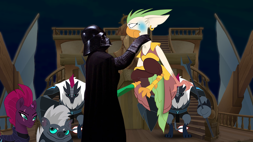 Vader Chocking Captain Celaeno