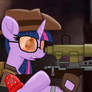 Twilight Sparkle as Sniper