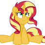 Sunset Shimmer being cute