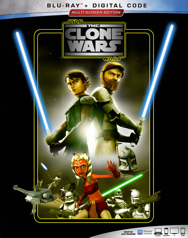 Star Wars The Clone Wars 2019 Blu-ray Cover by EJFireLightningArts on  DeviantArt