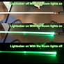 Lightsaber Project with lighting demonstration