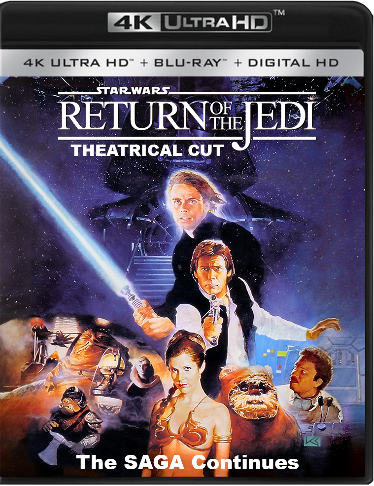 Return of the Jedi 1983 (4k Cover) by EJFireLightningArts on