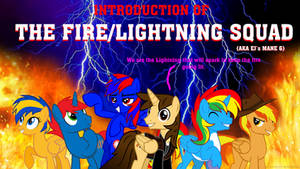 EJ's Mane 6 AKA THE FIRE LIGHTNING SQUAD Wallpaper