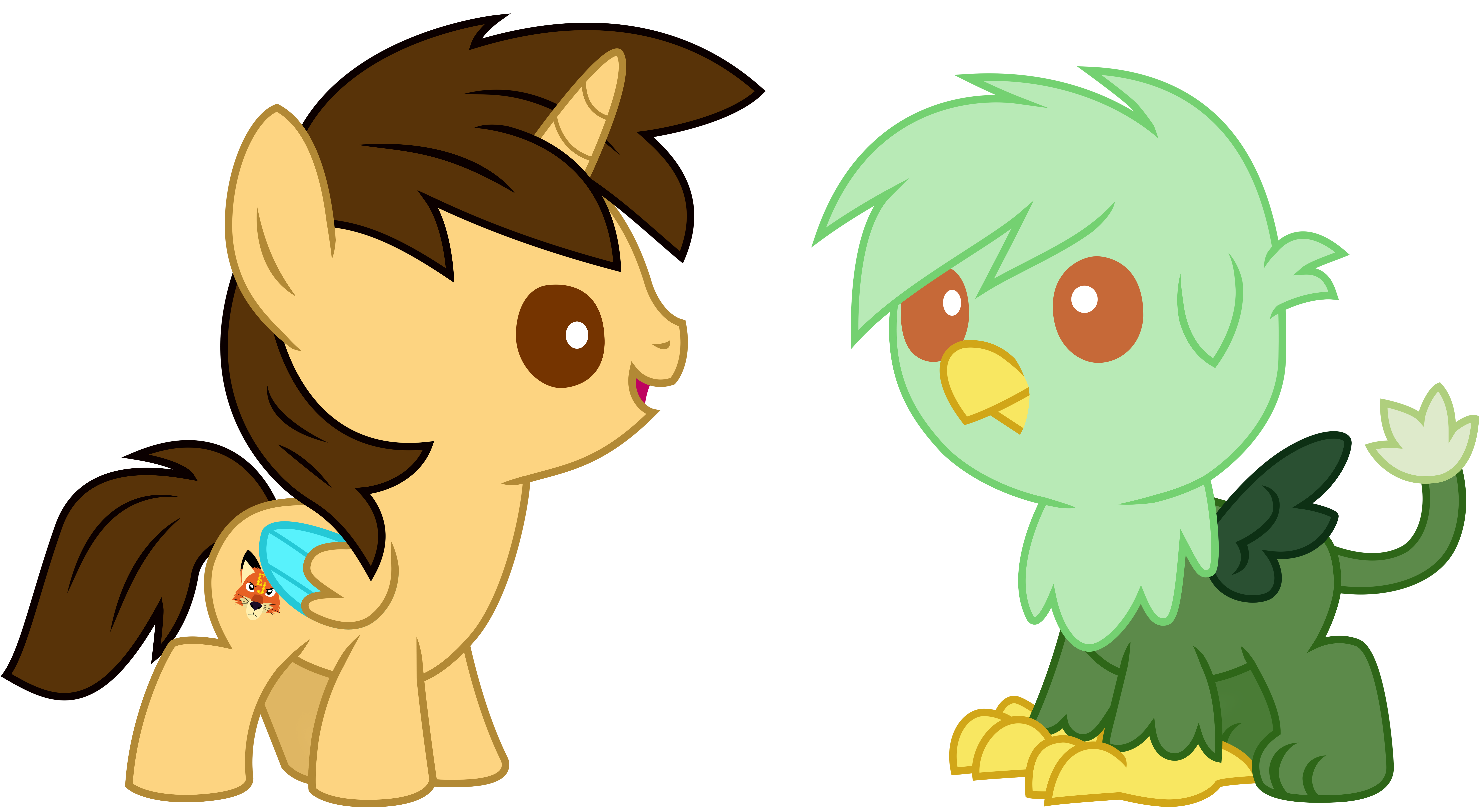 Little EJ and Little Gregory (Vector) by EJFireLightningArts on DeviantArt