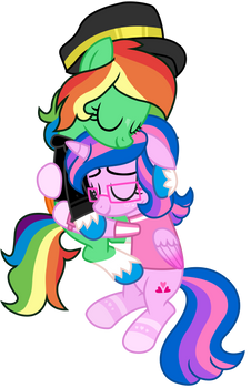Amitychaser Snuggling (vector)