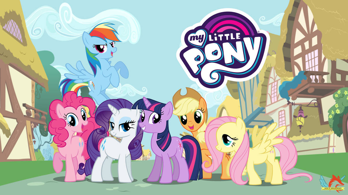 4 Ponies MLP Generation 4 Mane 6 Wallpaper by EJFireLightningArts on DeviantArt