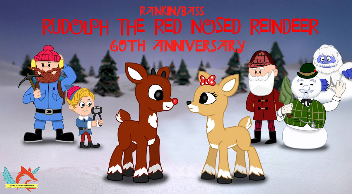 60 years of RB's Rudolph the Red Nosed Reindeer by EJFireLightningArts ...