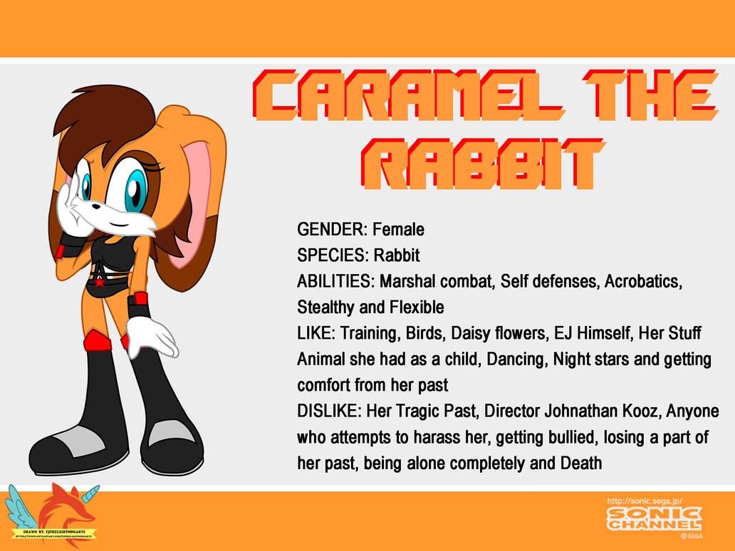 Caramel the Rabbit Bio by EJFireLightningArts on DeviantArt