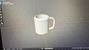 First Blender model (coffee mug)
