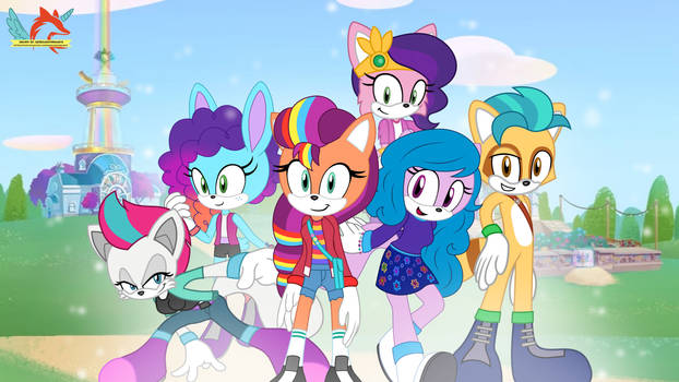 G5 Mane 6 in Sonic the Hedgehog Style