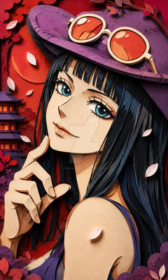 Nico Robin Paper Cut