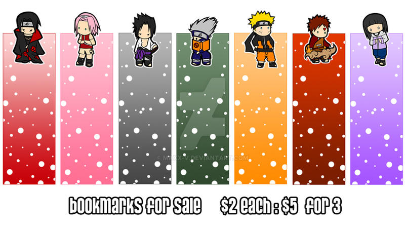 naruto bookmark templates by maxx v on deviantart
