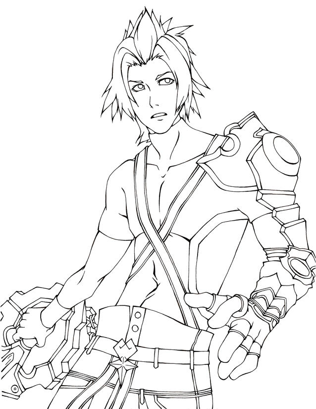 Terra Lineart by Maxx-V on DeviantArt