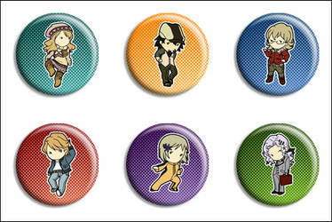 Tiger and Bunny Buttons