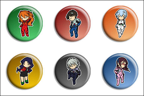 Evangelion Buttons