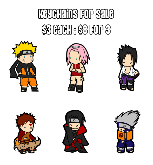 Naruto: Keychain Templates